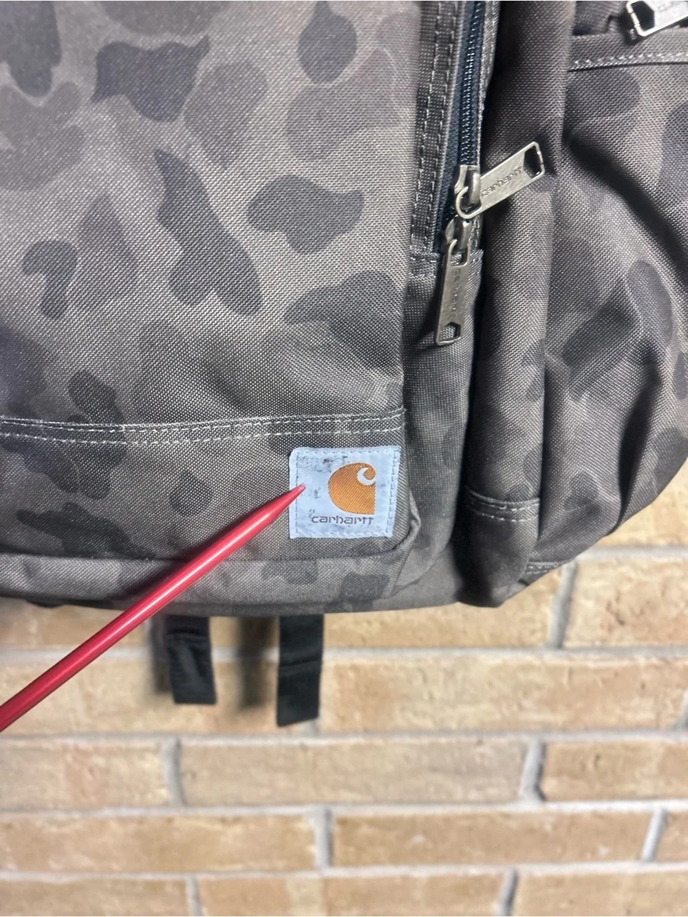 Carhartt  Backpack Green Camouflage Travel Outdoor Camo